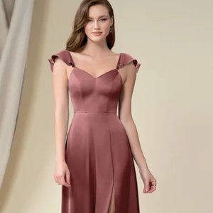 Azazie Satin Dress